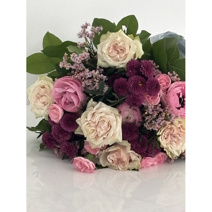 CREATION DU FLEURISTE ROSE